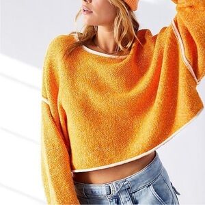 Free People Bardot Solid Sweater Size XL